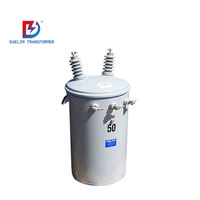 Transformateur de distribution monophasé immergé dans l'huile 3,3 kV 5 kV avec sortie 480 V de Daelim Transformer
