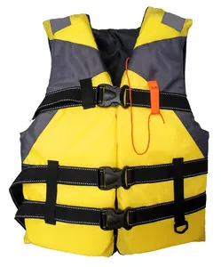 定制可调尺寸聚氯乙烯免费救生衣成人游泳浮力辅助轻便防水夹克