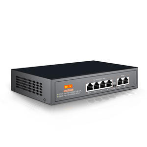 Switch PoE Inteligente con IA, OEM/ODM de Fábrica, 4 Puertos PoE, Switch Ethernet, Switch de Red, 2 Puertos de Uplink de 100M, Switch PoE Industrial - Product Image 1