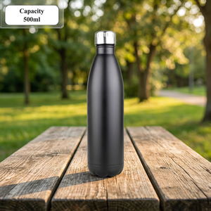 Bouteille d'eau isotherme en acier inoxydable de 360 ml avec affichage de la température intelligent, maintien au chaud de 12 à 24 heures, portable et anti-fuite - Product Image 2