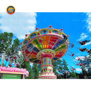 Fairground gia đình công viên giải trí thiết bị công viên chủ đề Swing <span class=keywords><strong>Rides</strong></span> ghế bay sang trọng công viên giải trí - Product Image 6