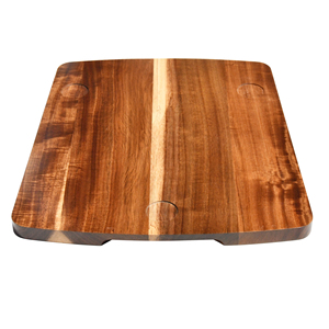 Nouvelle planche à découper en bois avec 4 tiroirs coulissants et planche coulissante Thermomix tableau de commande d'ouvre-porte coulissant en bois - Product Image 3