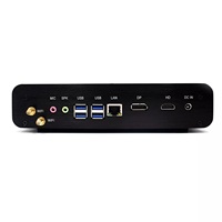 Núcleo de ordenador compacto sin ventilador, ranura i7 5500U 8565U M.2 para SATA3.0 con Mini PCI E Wi-Fi, mini pc de escritorio