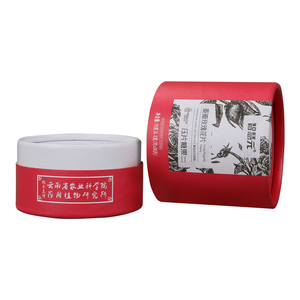 Cajas de cilindro personalizadas para dulces, tubo de papel redondo rojo con bordes gruesos, de buena calidad - Product Image 4