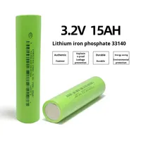 Batería cilíndrica LiFePO4 de grado A 32140 15Ah 3.2V 48Wh para almacenamiento de energía solar, celda de litio 32140 3.2V 15000mAh