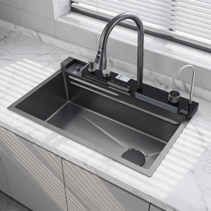 Grifo de Cocina Extraíble de Acero Inoxidable para Montar en el Fregadero - Product Image 4