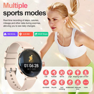 V85 akıllı saat kadınlar 1.43 ''AMOLED ekran BT çağrı kalp hızı kadın sağlık müzik spor erkekler için Smartwatch Android IOS - Product Image 5