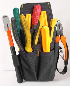 Maßgefertigter Elektriker-Werkzeuggürtel aus Canvas mit Mehrfach-Taschen Elektriker-Werkzeugorganizer Wasserdichte Tasche OEM-Unterstützung - Product Image 1