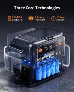 Ebl Nueva Estación de Energía Portátil Recargable Mini Lifepo4 de 48000mAh y 150w, Generador de Energía Solar para Laptop - Product Image 5