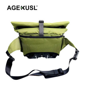 AGEKUSL Cesta delantera aislada <span class=keywords><strong>Bolsa</strong></span> de bicicleta Separación en seco y húmedo <span class=keywords><strong>para</strong></span> <span class=keywords><strong>Brompton</strong></span> Pikes 3Sixty Bolsas y cajas plegables <span class=keywords><strong>para</strong></span> bicicleta - Product Image 3