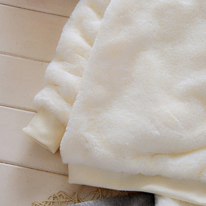 Set di pantaloni <span class=keywords><strong>invernali</strong></span> in pile con stampa Casual per bambine 2 pezzi alla moda per bambini - Product Image 5