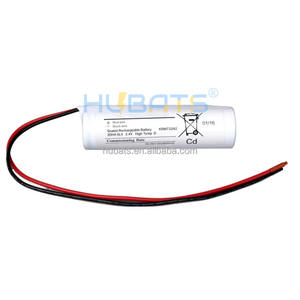 NiCd 충전식 배터리 크기 D 4000mAh <span class=keywords><strong>2.4V</strong></span> NiCd 배터리 팩 <span class=keywords><strong>2.4V</strong></span> D 크기 <span class=keywords><strong>4AH</strong></span> 배터리 팩 비상 조명용 - Product Image 2