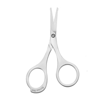 Ciseaux de beauté professionnels pour une utilisation sécurisée, en acier inoxydable, à pointe ronde, pour les poils du nez