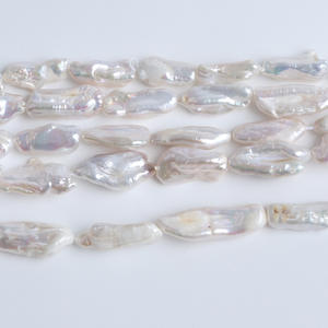 Zhuji Natural Freshwater Pipa <b>Pearl</b> 8-10mm DIY Handmade <b>Loose</b> Bead String Semi-Finished Special Price Wholesale - Product Image 3