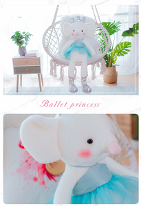 Peluche di Topolina <span class=keywords><strong>Ballerina</strong></span> Cartoon, Giocattolo di Peluche con Gonna Tutù, Bambola di Topolina in Tutù - Product Image 5