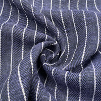 Vente en gros en usine prix de détail fibre de teinture tissée 55% lin 45% viscose tissu mélangé
