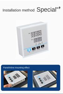 ตัวควบคุมอุณหภูมิเตาอบ XRKC 96 แบบคงที่ พร้อมหน้าจอแสดงผลดิจิตอล  แบบ K และแบบ E - Product Image 4
