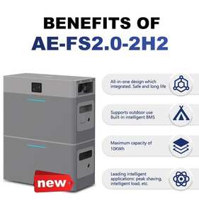 Портативный литиево-ионный аккумулятор Ae-fs2.0-2h2 Lifepo4 - Product Image 2