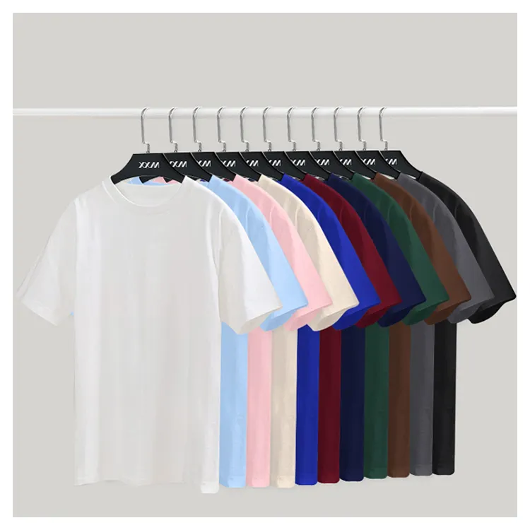 Impresión digital Productos de marketing Promocional Algodón personalizado Multicolor Simple Camiseta hombres