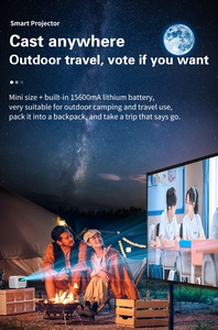 <span class=keywords><strong>โปร</strong></span>เจคเตอร์ Original OEM V8 Pro Android 9 ความสว่าง 600ANSI ลูเมนส์ แบตเตอรี่ในตัว แอปพลิเคชันอัจฉริยะ ทีวี <span class=keywords><strong>โฮม</strong></span>เธียเตอร์ พกพาสะดวก <span class=keywords><strong>โปร</strong></span>เจคเตอร์สำหรับการศึกษา - Product Image 3