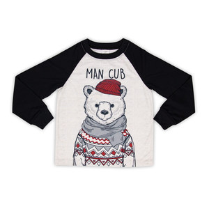 Profesional nuevo diseño cuello redondo niños ropa de dormir familia pijamas conjuntos a juego personalizables - Product Image 5