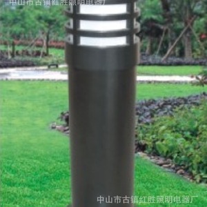 โคมไฟเสาอลูมิเนียมอัลลอยด์ LED E27 แบบกึ่งฝังสำหรับสวนภายนอก อายุการใช้งาน 50000 ชั่วโมง - Product Image 4