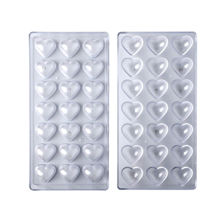 Outils de décoration de <span class=keywords><strong>gâteaux</strong></span> Moules en polycarbonate pour chocolat Demi-sphère Forme en spirale 3D Moule à barre Moule en plastique - Product Image 5