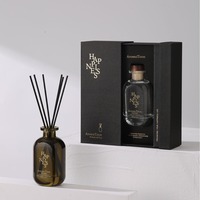 Diffuseur d'arômes d'huiles essentielles de luxe Diffuseur de roseaux avec logo personnalisé Diffuseur de parfums décoratifs pour la maison Logo personnalisé Diffuseur d'arômes de roseaux parfumés pour la maison