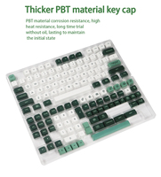 Hot Sale SIKAKEYB New Double PBT Shot Keycaps 61 64 68 84 87 96 108 MDA XDA for Customization Mechanical Keyboard Keycaps