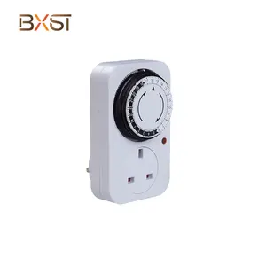 BXST Portable 220v Electronic Programmable Grounded Timer Plug For Air Conditioner Power Switch