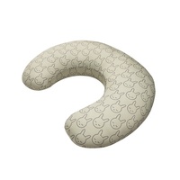 Oreillers d'allaitement pour bébé en forme de U multifonctionnels lavables avec fibre tricotée écologique pour un sommeil sain et l'allaitement