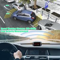 Détecteur de radar Winfull longue portée 360°, système de détection de vitesse automobile, alarme de véhicule, alerte vocale, écran LED, enregistrement vidéo 4K, GPS, 12V
