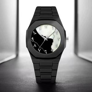 <span class=keywords><strong>Montre</strong></span> pour <span class=keywords><strong>homme</strong></span> élégante, simple, décontractée, ultra-fine, durable, avec aiguilles, boîtier en plastique, mouvement à quartz - Product Image 3
