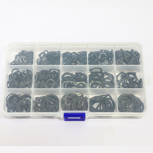 230 Chiế<span class=keywords><strong>c</strong></span> Vòng Đệm 18 Kích <span class=keywords><strong>C</strong></span>ỡ Vòng Đệm Vòng Đệm Kẹp Ngoài Bằng Thép Hợp Kim Bộ Vòng Giữ Vòng Kẹp Giữ Chặt Bán Sỉ - Product Image 2