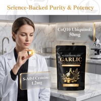 Gélules de gingembre naturel 100% végétaliennes OEM/ODM en vrac avec CoQ10 Ubiquinol, extrait de gingembre biologique vieilli à absorption élevée