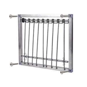Puerta trampa de acero inoxidable para palomas, jaula de entrada con marco de alambre para palomares, puerta de nido con cortina para la captura de palomas de carreras, tallas S/L/XL - Product Image 4