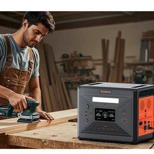 Station d'alimentation portable 2500W 2300Wh avec générateur solaire LiFePO4 à charge rapide réglable pour le camping, la maison et les situations d'urgence - Product Image 2