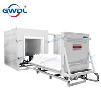 Four électrique à chargement inférieur à haute température à 1700 degrés pour traitements de chauffage de laboratoire Four de paillasse