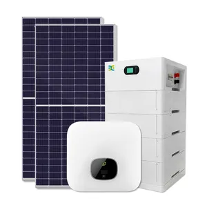 家用太阳能电池板系统，带家用逆变器，用于住宅绿色断电