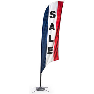 Bandera voladora de lágrima de fábrica, asta de bandera de playa, venta ahora, Casa Abierta, lavado de coches, swooper, Bandera de plumas impresa personalizada con base de pinchos - Product Image 4