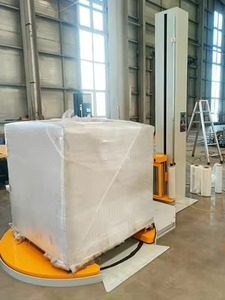 M-type Wrapping Packaging Machine M Type Turntable <b>Pallet</b> Wrapping Machine Suitable for Forklift <b>Pallet</b> Wrapper - Product Image 2