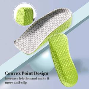 Semelles rehausseuses unisexes 15 mm 25 mm 35 mm en mousse à mémoire de forme avec soutien de la voûte plantaire, respirantes, orthopédiques pour baskets - Product Image 5