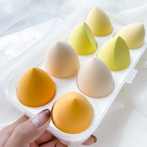 Vente en gros étiquette personnalisée éponge feuilletée de maquillage sans latex emballage de boîte en plastique fournisseur de couverture d'éponge de maquillage - Product Image 3