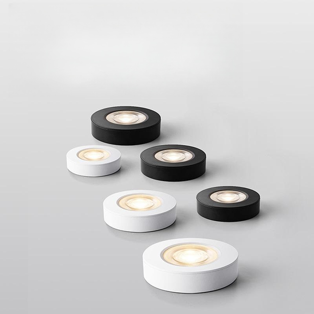 Minimalist Ultra-thin Surface-mounted Downlight Without Punching LED Home Mini Small Surface-mounted Spotlight