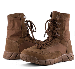 TSB01 Coyote Men outdoor camping <b>hiking</b> hunting Super light weight Suede Coyote Brown breathable summer combat <b>boots</b> shoes - Product Image 4