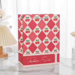 Sacs en papier kraft personnalisés avec poignées, impression de votre propre logo, motif, design, pour cadeaux, artisanat, shopping - Product Image 3