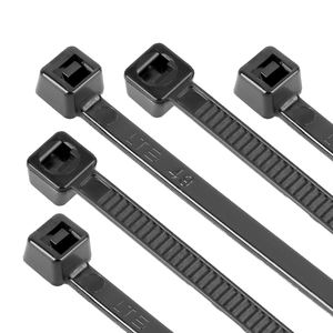 روابط كابلات بلاستيكية ذاتية القفل عالية الجودة من النايلون 66 مقاس 4.8*120 مم باللونين الأبيض والأسود - Product Image 6