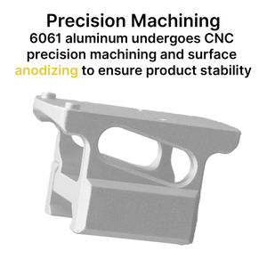 Soporte Elevador de Aluminio BANGBANG para Óptica, Base de 20 mm, Impermeable y Resistente a Impactos (Incremento de Altura de 23 mm) - Product Image 4