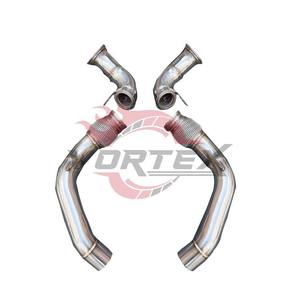 Collecteur d'échappement sport haute performance en acier inoxydable poli miroir Vortex pour M5 F90 4.4T V8 S63 2018-2026 Racing Sport Turbo - Product Image 1