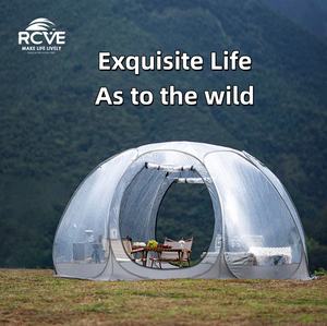 Groothandel Outdoor Camping Pvc Pop-Up Transparante Koepel <span class=keywords><strong>Tent</strong></span> Één Slaapkamer Sterrenhemel 1500-2000Mm Waterdicht Vier Seizoenen Snel - Product Image 3